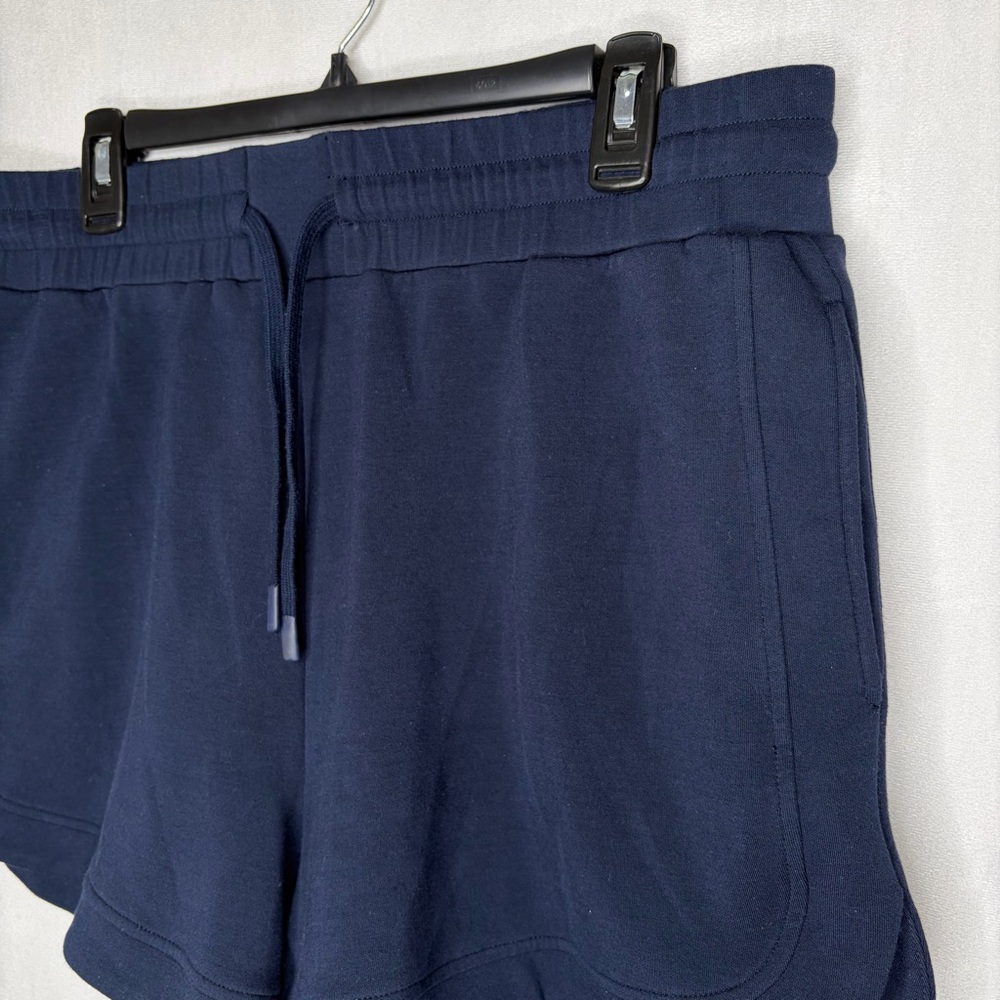 Varley Ollie High Rise Navy Shorts - Picture 7 of 10